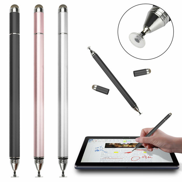 Low Price Custom Logo Metal Passive Capacitive Universal Stylus Pens for Tablet and Android Touch Screens with Replaceable Nib