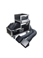 Machine à brouillard basse DJS 3000W noire en bois avec double tube, capacité 20kg+, douce et non toxique pour applications gaming