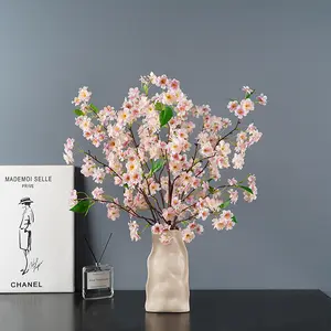 X131 simulazione ramo di fiori di ciliegio all'ingrosso casa fiore di pesca casa decorazione di nozze ghirlanda di fiori