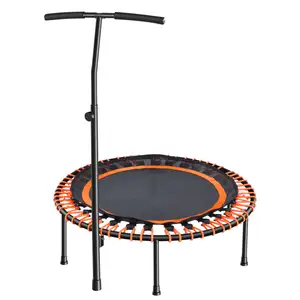 Có thể điều chỉnh gấp thể dục Trampoline đơn Bungee nhảy Trampoline với xử lý Bar