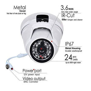 Gatocam XMEYE/ICSEE High-Definition 4mm Lens PTZ <b>Camera</b> CCTV Security System Kit Two-Way Audio <b>Night</b> Vision CMOS Imaging Cloud - Product Image 5
