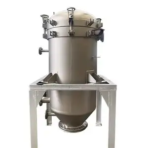 Máquina de filtro de cerveja Diatomáceos Terra de alta taxa de fluxo/filtro de vela/filtro de disco para filtragem de cerveja