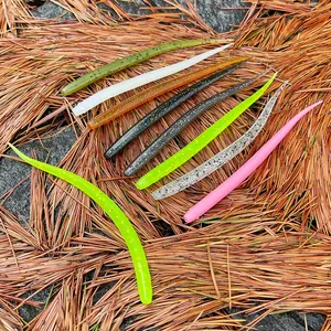 Spinpoler pêche leurres à ver souple PVC 14cm/4g ver de terre appâts artificiels naufrage leurre <span class=keywords><strong>Drop</strong></span> <span class=keywords><strong>Shot</strong></span> bar brochet <span class=keywords><strong>truite</strong></span> - Product Image 6
