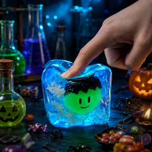 Juguete Sensorial Antiestrés de Cubo Transparente Suave Personalizado para Halloween, Regalo Promocional para Empresas y Recuerdos de Fiesta - Product Image 4