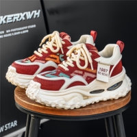 Chaussures décontractées de haute qualité, originales, rétro, brodées, à semelle épaisse, avec coussin d'air et talon compensé, style sport