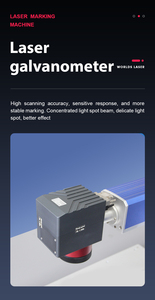 ماكينة وسم الألياف بالليزر ثلاثية الأبعاد 2.5 واط للمعادن 50 واط يمكن استخدامها حتى العمر - Product Image 4