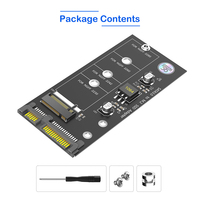 Adattatore Meitk da SSD M.2 a SATA3.0 per SSD NGFF M2 B/B+M Key, per Laptop/Desktop, 6Gbps, Materiale PCB, Disponibile