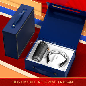Artículo creativo con logotipo personalizado Taza de titanio Caja de regalo para masaje de cuello Ideal para recompensar a los principales distribuidores Best Seller Event Gifts - Product Image 5
