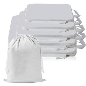 Sac de voyage unisexe au meilleur prix, organiseur de vêtements en tissu avec double fermeture éclair et grande capacité, style couture tendance - Product Image 3