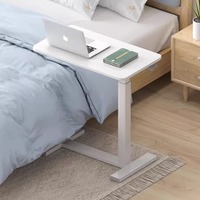 Table de chevet multifonctionnelle Bureau de chambre à coucher Table élévatrice mobile Simple dortoir étudiant debout petite table d'ordinateur paresseux