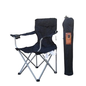 Chaises pliantes compactes en tissu d'extérieur avec porte-gobelet et accoudoir <span class=keywords><strong>Chaise</strong></span> <span class=keywords><strong>de</strong></span> <span class=keywords><strong>camping</strong></span> légère et <span class=keywords><strong>confortable</strong></span> - Product Image 1