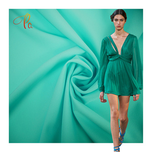 GGT Vải Voan <span class=keywords><strong>Polyester</strong></span> Dệt Trơn Co Giãn Bốn Chiều Vải Dệt <span class=keywords><strong>Elastane</strong></span> Cho Váy Nữ - Product Image 2