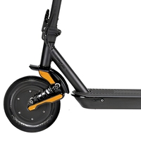 Trottinette électrique pliable pour adultes 350W 36V 13.5Ah Pneu de 10 pouces Double suspension Frein à disque Autonomie de 40-45 km 150 kg 30 km/h