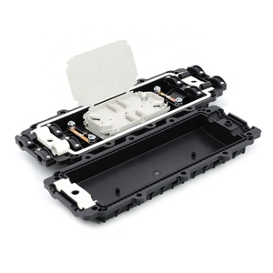 Impresionante Cierre de empalme de fibra óptica horizontal <span class=keywords><strong>2</strong></span> en <span class=keywords><strong>2</strong></span> salidas impermeable para exteriores con núcleo 12/48/72/96, caja de conexiones IP68 - Product Image 1