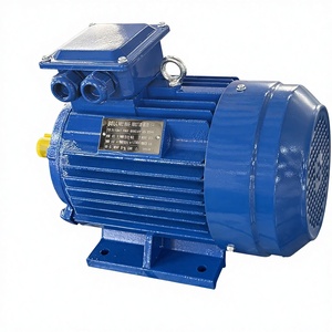 Moteur électrique à induction triphasé 380V 4KW 5,5 CV 2 pôles homologué CE CCC, moteur AC sans balais haute performance - Product Image 1