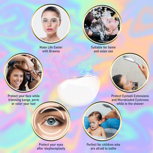 Visière de protection jetable pour microblading des sourcils, maquillage permanent, extensions, soins post-cataracte et protection des yeux - Product Image 5