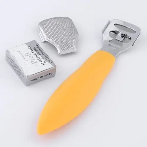 Yimart Dry Hard Skin Remover Foot Callus Shaver Corn Cutter Tool Pedicure with 10 Blade