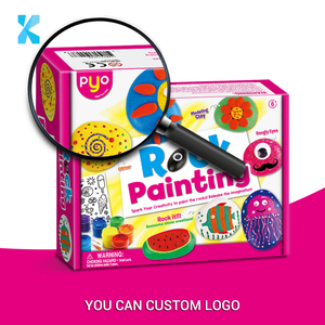 Educativo vendita calda rock painting accessorio modello colorazione forniture bambini disegno fai <span class=keywords><strong>da</strong></span> te arti e mestieri set per i bambini - Product Image 2