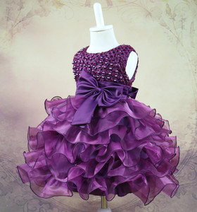 Latest Design Beaded <b>Dress</b> for Kids Popular Floral Princess Party <b>Dress</b> Puffy Skirt Casual Formal Boutique Baby Set Summer Lace - Product Image 5