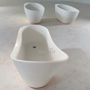 Bañera de Hidromasaje Acrílica Moderna de Lujo, Independiente, con Desagüe, para Proyectos de Baños de Alta Gama en Hoteles y Villas - Product Image 3