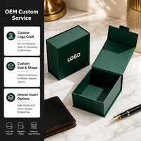 Kotak Hadiah Kaku Hitam Besar Grosir, Dapat Didaur Ulang, Berlapis Greyboard, Kemasan Dompet Lilin, Penutup Magnetik, Portabel, Ukuran Kustom