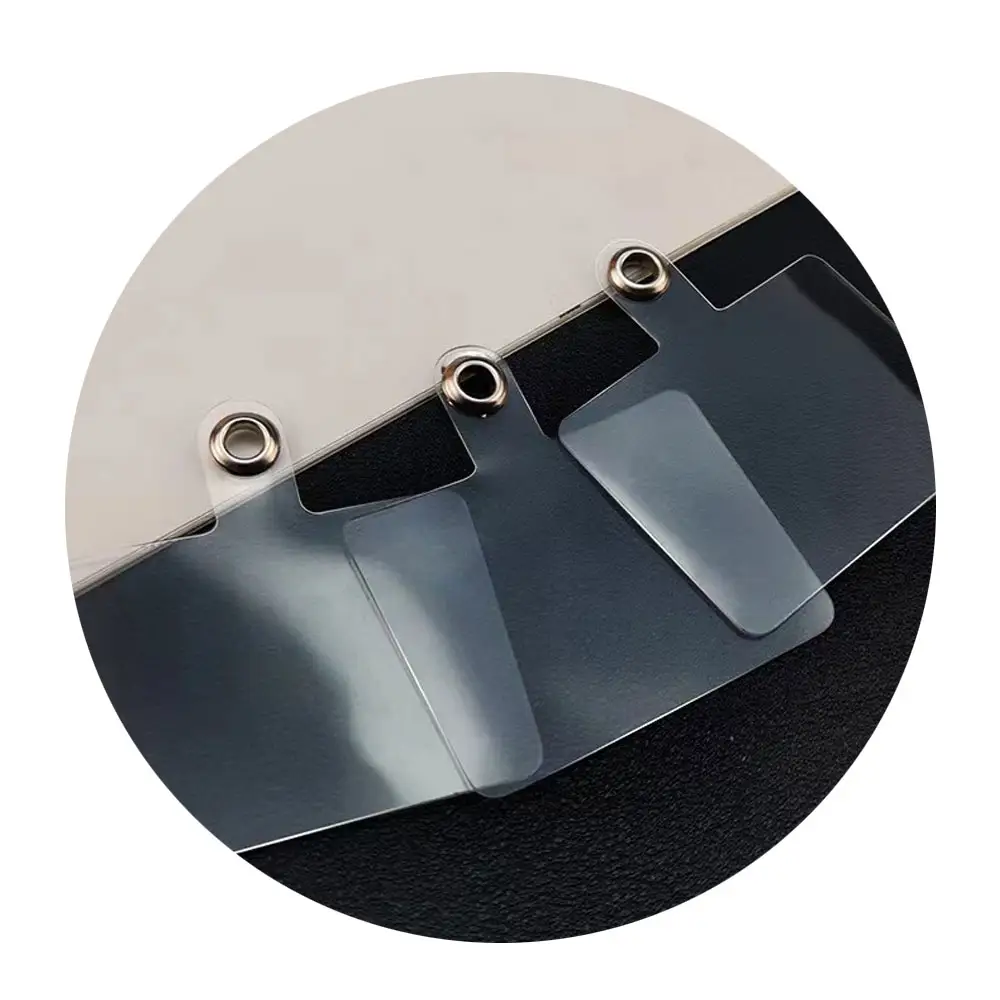 Durável Clear Lanyard Junta Patch Para O Telefone Móvel Universal Soft Sling Rope Card Clip Snap Strap Hang Cord Tab