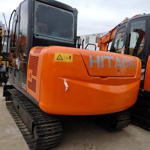 Miniexcavadora usada Hitachi ZAXIS 60 ZX60 Japón, pequeña excavadora sobre orugas ZX50U ZX55U ZX65U, máquina frontal de segunda mano - Product Image 4