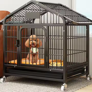 Wholesale Top Sales Multiple Sizes <strong>Dog</strong> <strong>Kennel</strong> Metal Foldable <strong>Stainless</strong> <strong>Steel</strong> Large Pet Cat <strong>Cage</strong> House - Product Image 3