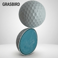 Balles de golf Grasbird Premium en PU, 3 pièces, haute rotation, blanches, souples, pour tournoi