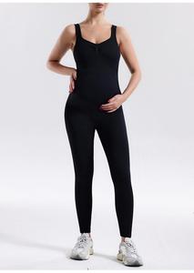 Combinaison de sport invisible effet push-up, séchage rapide, imperméable, en Spandex/Coton, élastique, pour la maternité - Product Image 4