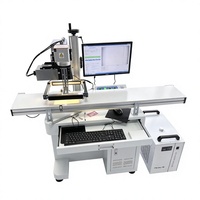 Máquina de Marcado Láser de Fibra Óptica CO2 UV con Sistema de Posicionamiento Visual, Cámara CCD, Máquina de Grabado Láser