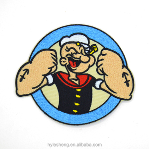 Carton thêu nhãn nhà máy chuyên nghiệp các bản vá lỗi thêu phù hiệu chất lượng tuyệt vời giá tốt đẹp dán móc và vòng lặp - Product Image 1