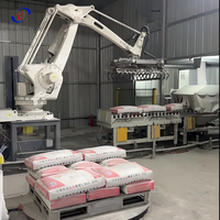 Bras robotique industriel de haute précision pour l'empilage de sacs en carton, robot de palettisation à commande PLC