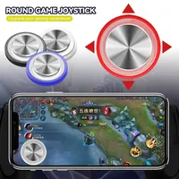 Q8 Plus Joystick Universal Metal Button Game Joystick pour iPhone & Android Smartphone Ventouse Gamepad-Rocker de téléphone portable