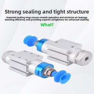 Cilindro de succión neumático para brazo robótico, ventosa telescópica con soporte antirrotación VFG/VFGD30-20-VP - Product Image 2