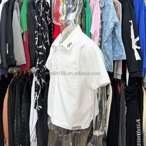 เสื้อเชิ้ตผู้ชายแฟชั่นฤดูร้อนแบบสบายๆ ผ้าฝ้าย 100% ออกแบบเองได้ ปักโลโก้ ติดกระดุม - Product Image 3