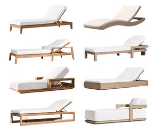 STG Chaise longue européenne <span class=keywords><strong>et</strong></span> américaine, réglable <span class=keywords><strong>en</strong></span> hauteur, légère, avec cadre <span class=keywords><strong>en</strong></span> <span class=keywords><strong>aluminium</strong></span>, écologique, portable <span class=keywords><strong>et</strong></span> pliable - Product Image 3