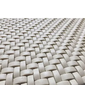 Bendable Weaving Mosaic Wall Tile MCM Waterproof And Fireproof For Interior TV Background Wall