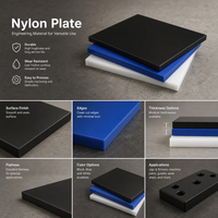 Plaque en nylon PA6 sur mesure, correspondance de couleur, échantillon Pantone, plaque de fraisage, plastique technique, découpe de haute précision