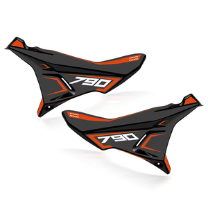 Pour <span class=keywords><strong>KTM</strong></span> <span class=keywords><strong>790ADV</strong></span> 890 ADV 2022 moto carénage avant corps côté pare-brise Spoiler couverture déflecteurs en plastique et ailes de vent latérales - Product Image 3