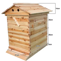 Ruches d'abeilles automatiques en bois Cadres automatiques Apiculture Équipement d'apiculture Outil Ruche Libre Miel Nid Cadre Base Nid Ruche