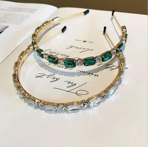 <span class=keywords><strong>Fascia</strong></span> per Capelli in Cristallo Za Multicolore 2020 per Donne, Accessori per Capelli in Vetro Lucido, Cerchietto Geometrico da Matrimonio, Regalo per Ragazze, Gioielli per Capelli - Product Image 3