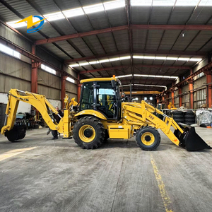 Nouveau moteur Diesel CE EPA grand Mini Retroexcavadora Wz388 <span class=keywords><strong>tracteur</strong></span> agricole chargeuse-pelleteuse - Product Image 1