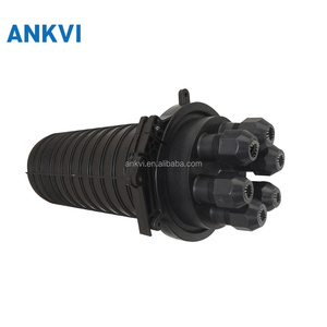 กล่องต่อสายไฟเบอร์ออปติก 96 คอร์ 3 เข้า 3 ออก รุ่น XRT-MS-003 แบบโดมแนวตั้ง กล่องเชื่อมสายใยแก้วนำแสง IP65 PP ปิดผนึกแบบกลไก - Product Image 2