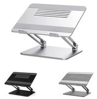 Dudukan Komputer Laptop Yang Dapat Disesuaikan Riser Portabel Braket Pendingin Laptop Dudukan Lipat Aluminium Cnc Mesin Penggilingan Pabrik