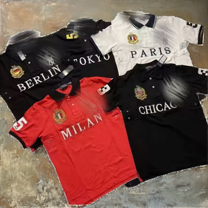 Polos <span class=keywords><strong>Ralph</strong></span> <span class=keywords><strong>Lauren</strong></span> pour hommes, t-shirts de haute qualité 100% coton, logo brodé personnalisé, polos décontractés de ville, hauts Laurenes - Product Image 3