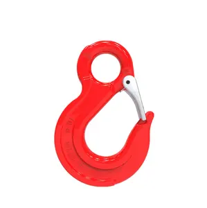 G80 hook manufacturer 320A/320C Carbon steel alloy steel drop forged lifting eye hoist hook