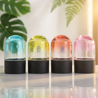 Vente en gros de pots en verre avec couvercle, étanches, personnalisables, de couleur, de 3,5 grammes, 100 ml, pour l'emballage et la présentation des fleurs