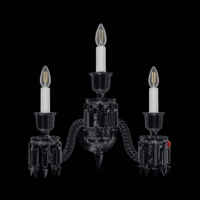 Applique murale LED de luxe à 2 lumières en verre européen et cristal K9, pour salon, éclairage décoratif, intensité réglable