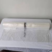 Film de masquage pour voiture en PE jetable, feuille plastique, bâche de protection, 5 m, pour peintres